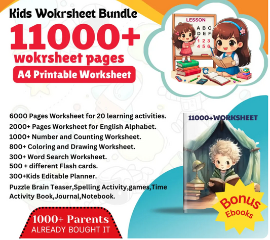 KIDS Work Sheet Bundle